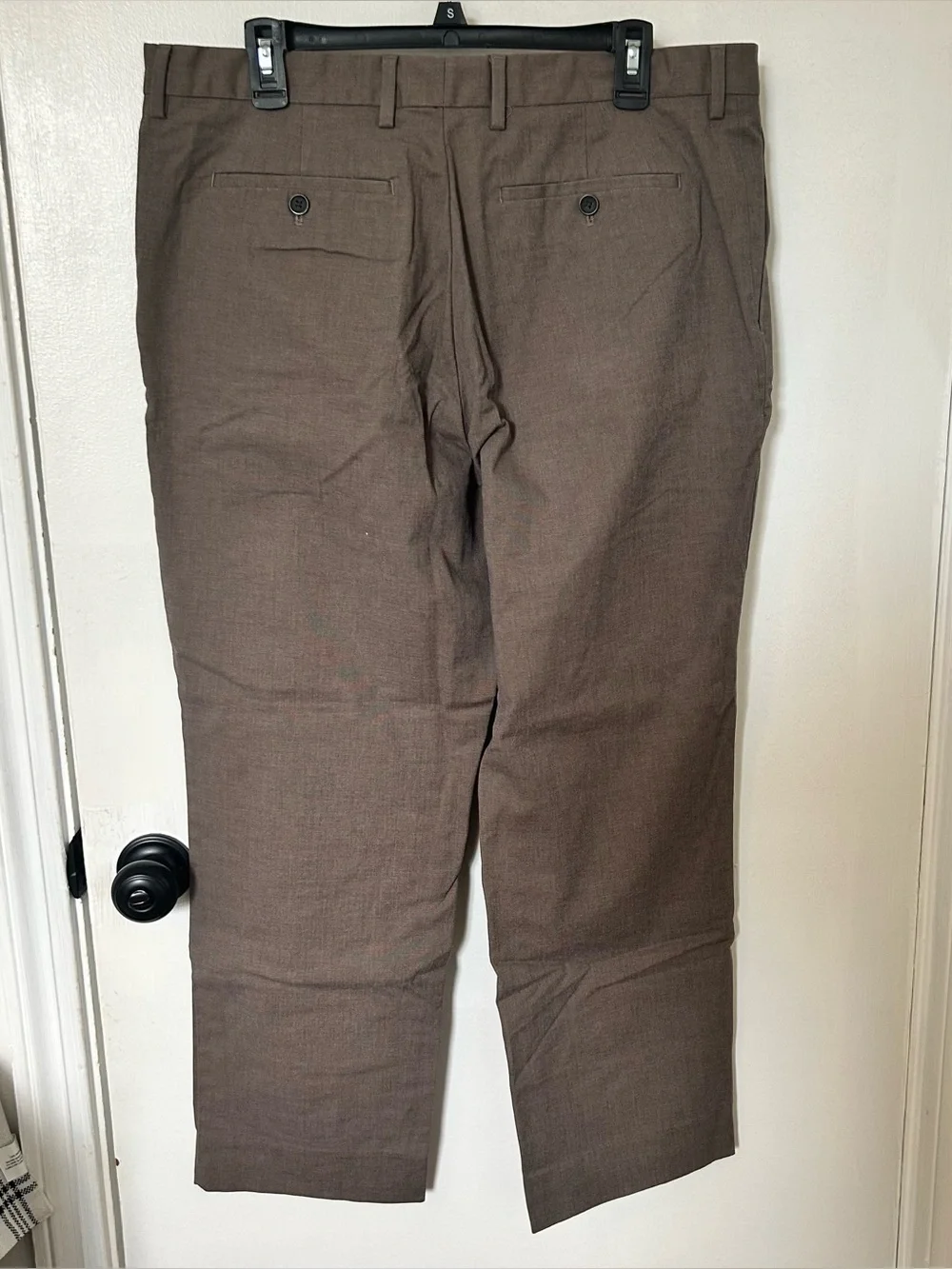 Banana Republic Men’s Tailored Dress Pants Size 35/30 (Actual 36/28) Taupe Brown
